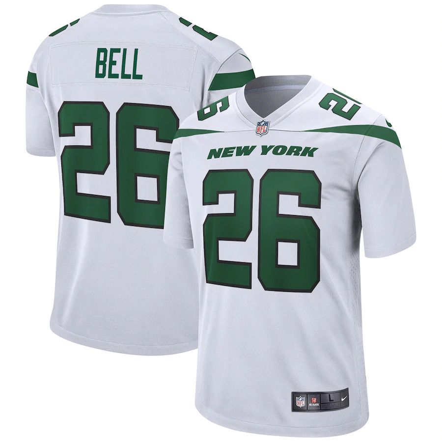 Men New York Jets #26 Le Veon Bell Nike White Game NFL Jersey